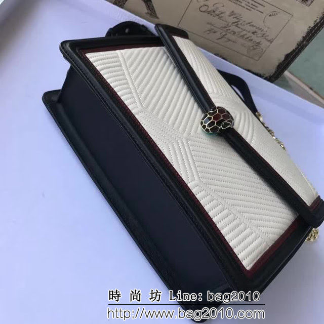 BVLGARI寶格麗 2018專櫃新型蛇頭包 蛇形繡線限定款 Bvlgari Serpenti Forever系列 286632 FYD1302